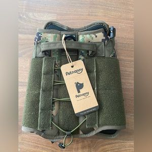 PETNANNY Tactical Dog Harness - 2 Metal Buckle, Service Dog Vest Harness (M) NEW